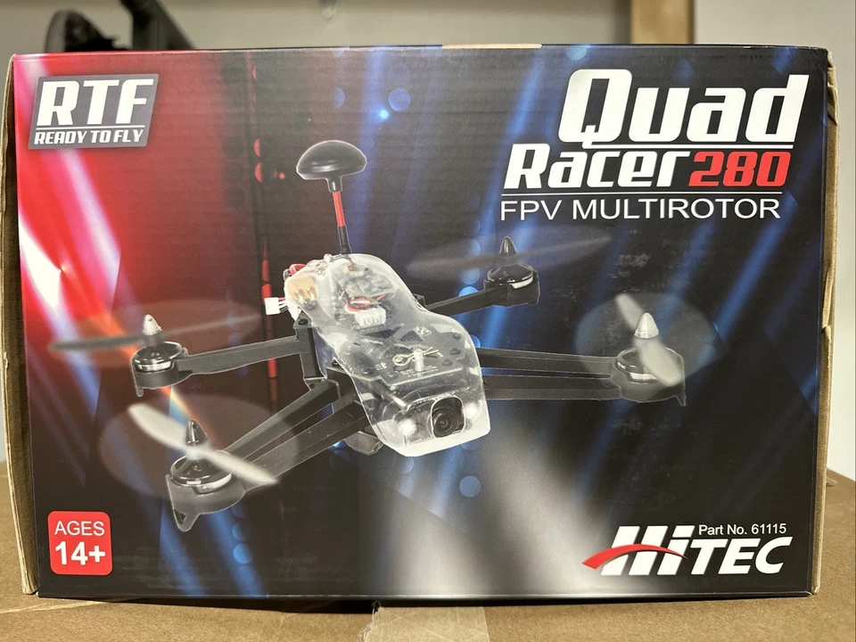 Hitec Quad Racer 280 FPV Quadcopter Rtf Drone Foto 1 de 4
