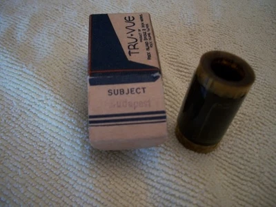 VINTAGE BUDAPEST TRU-VUE  FILMSTRIP FROM 1930S BLUE BOX - Image 1 of 4