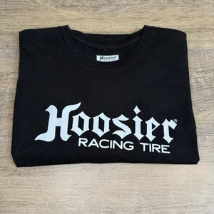 Hoosier Racing Tire Mens T-Shirt Size (XL) Black Cotton Authentic Runs Tall B13 - Picture 1 of 14