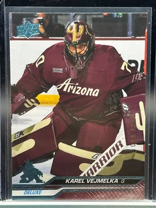 2023-24 Upper Deck Serie 2 Karel Vejmelka Deluxe/250 Arizona Coyotes #263 - Imagen 1 de 2