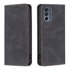 For Motorola Moto G62 G52 G42 G22 G31 Edge 30 Pro Case Leather Wallet Flip Cover