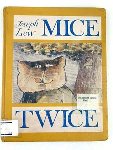 Mice Twice Joseph Low 1980 Ex-Library Caldecott Honor Book Hardcover No DJ - Imagen 1 de 12