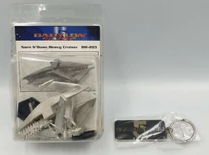 BABYLON 5: KIT MODELO CRUCERO PESADO NARN G'QUAN Y LLAVERO BABYLON 5 (BP) - Imagen 1 de 11