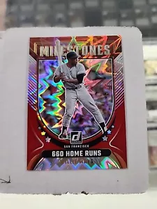 2024 Donruss Willie Mays Milestones 660 Home Runs 27/99 Giants HOF - Picture 1 of 4