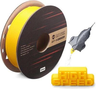 Filamento PLA brillante de alta velocidad SainSmart GT-3 1,75 mm, 1 kg, ??0,02 mm Foto 1 de 4