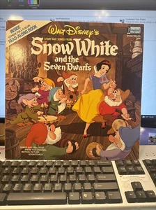 Snow White & The Seven Dwarfs Disneyland Records 3906 Mono LP & Book VG+/VG+ - Picture 1 of 18