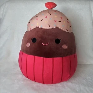 Squishmallows Ottie The Chocolate Cupcake Valentines Day 12" Plush Stuffed Toy - Picture 1 of 5