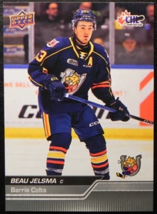 2023-24 23/24 Upper Deck CHL #296 Beau Jelsma Barrie Colts - Picture 1 of 2