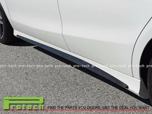 Mercedes BENZ W117 C117 CLA45 AMG Side Skirts Cover Carbon Fiber 2014-2016 - Picture 1 of 2