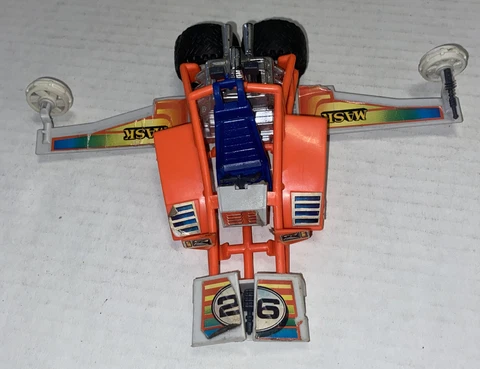 Incomplete Vintage 1986 M.A.S.K. FIREFLY Vehicle Kenner Mask Free Shipp SEE Cover