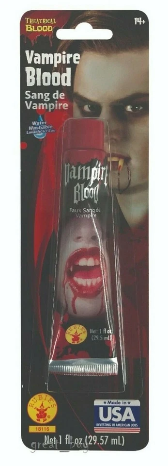 Vampire Blood Halloween Makeup Costume Zombie Witch Gory Scary 1 Oz
