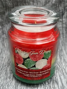 American Greetings 3 Scent 20 oz 1-wick scented jar candle Merry Gum Drops UNLIT - Picture 1 of 5