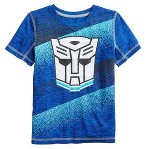 Boys’ Blurr Transformer Graphic Electric Blue Active T-Shirt NEW WITH TAGS - Picture 1 of 1