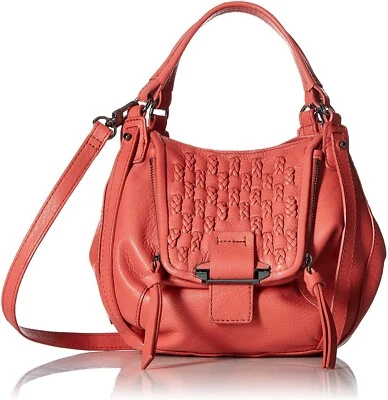 Kooba Mini Jonnie Bag Crossbody Purse Sorbet Woven Leather NWT - Image 1 of 4