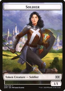 Soldier (006) // Squirrel (018) Token x1 1x FOIL Double Masters NM MTG - Picture 1 of 2