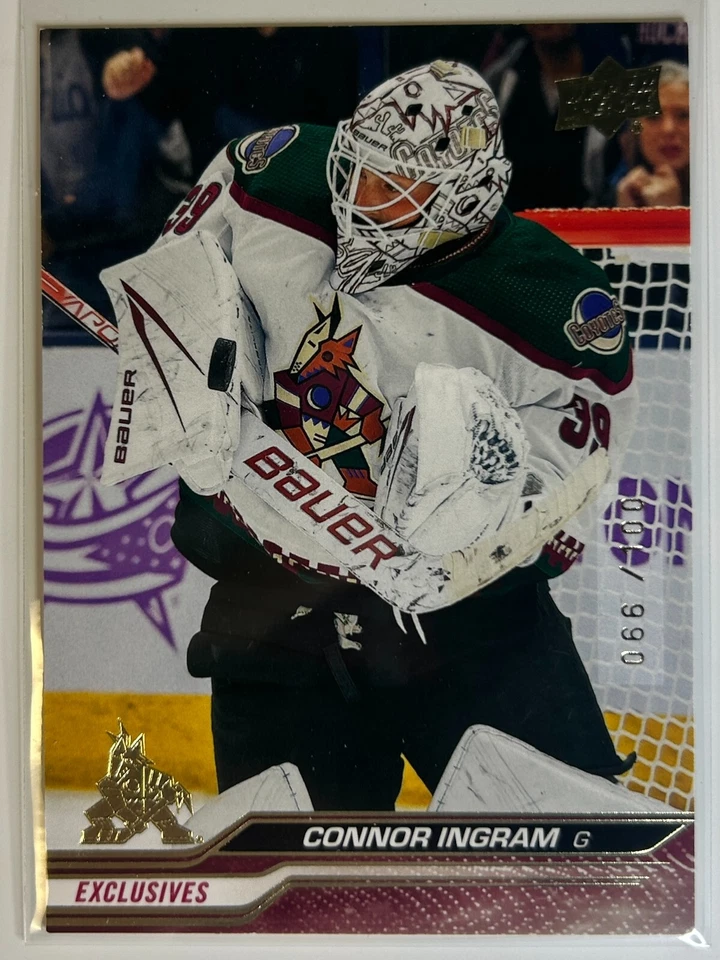 2023-24 UD Extended Series UD Exclusives #505 Connor Ingram /100 - Image 1 of 2