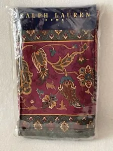 NEW 2 Ralph Lauren Equestrian Paisley King Pillowcases Vintage NOS - Picture 1 of 5