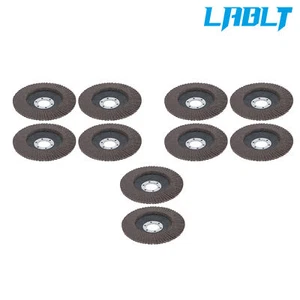 LABLT 10 STCK. 4,5" × 7/8" Premium Zirkonia Lamellenscheibe Schleifen 60er Körnung USA - Bild 1 von 12