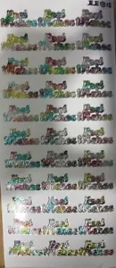 Outline Sticker - Best Wishes - 1.1022 ml/wh - Picture 1 of 1