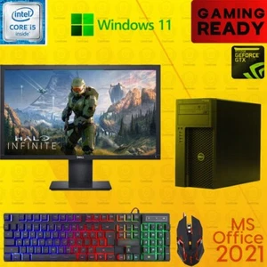 Dell i5 Gaming Desktop PC Computer GTX 1060 6GB Win11 32GB 500GB + 2TB Office21 - Bild 1 von 6