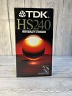 Brand New Unopened TDK HS 240 VHS Tape, BNIB, Video Tape, Sealed 4 Hour Blank
