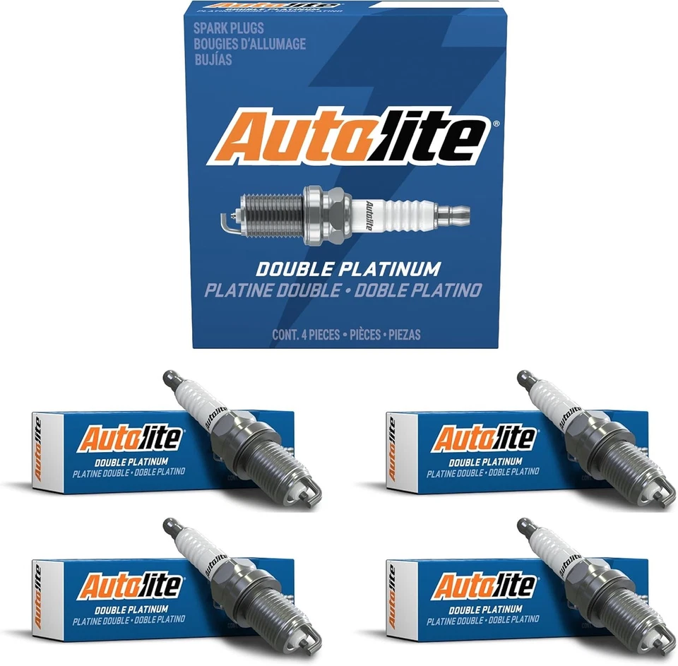 Bujías de repuesto automotrices Autolite APP606 doble platino (paquete de 4)  Foto 1 de 4