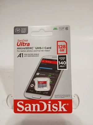 SanDisk 128GB microSDXC 140MB/s Ultra A1 128G micro SD SDXC Class 10 UHS-I Card  - Image 1 of 2