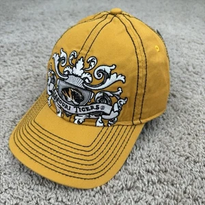 Sombrero de los Tigres de Missouri Firmas Ajustable Dorado Antiguo Escudo Inglés Logo Gorra Mizzou - Imagen 1 de 9