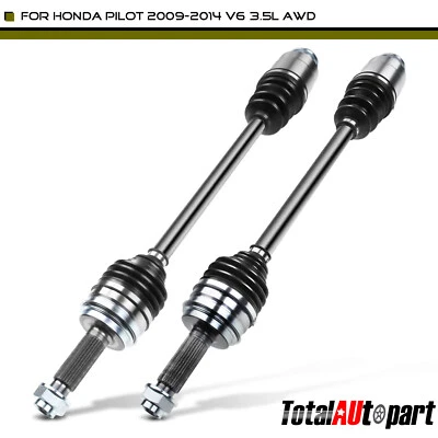 Nuevo 2x Conjunto de eje CV para Honda Pilot 2009-2014 V6 3,5 L AWD trasero izquierdo y derecho Foto 1 de 4