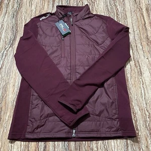 Ralph Lauren RLX Jacket Men’s Med. Golf Hybrid Mockneck Jacket Two-way Full-zip - Picture 1 of 7