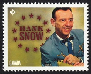 HANK SNOW = COUNTRY ARTISTS = stamp from SS Canada 2014 #2765a MNH - Picture 1 of 1