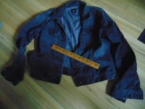 Chaqueta vaquera negra GAP antigua - talla mediana - Filipinas - Imagen 1 de 5