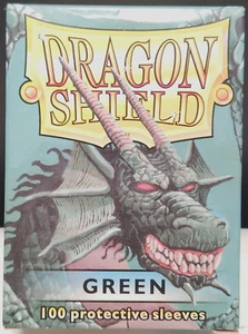 Dragon Shield 100 Protective Sleeves - Green - Picture 1 of 2