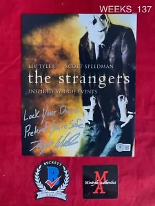 KIP WEEKS AUTOGRAPHED SIGNED 8X10 PHOTO! THE STRANGERS! MAN IN THE MASK! BECKETT - Picture 1 of 5
