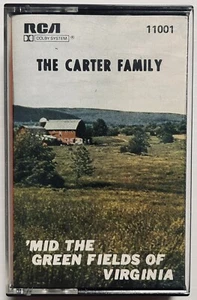 The Carter Family ‘Mid The Green Fields Of Virginia Music Cassette Tape 1963 - Picture 1 of 24