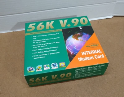PRIME PERIPHERALS 56K V.90 Internal PCI Modem Card  Sealed. - Image 1 of 4