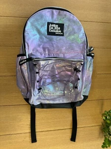 Justice Girls Kids Backpack Purple Shimmer - Picture 1 of 16