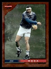 Jose Mesa 1996 Score Dugout Collection  Card #101 Cleveland Indians