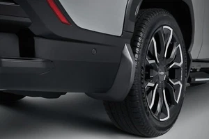 2024-2025 GMC Sierra EV Rear Molded Splash Guards 85587498 Black - Picture 1 of 1