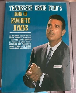 TENNESSEE ERNIE FORD's Book of Favorite Hymns music 1962 hardcover in jacket - Imagen 1 de 9