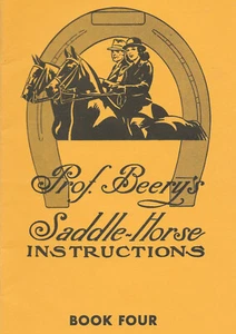 Vintage 1963 PROF. BEERY'S SADDLE-HORSE INSTRUCTIONS BOOK FOUR B2 - Picture 1 of 3