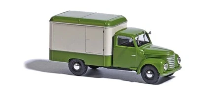 Spur H0 M: 1:87 BUSCH 52000 Framo V901/2 Carro Merci Verde Nuovo OVP - Immagine 1 di 2