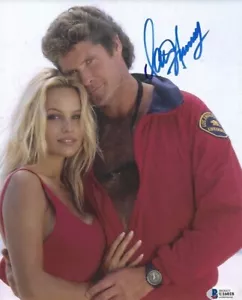 David Hasselhoff - ORIGINAL signiert 10x8 Beckett authentifiziert - Bild 1 von 1