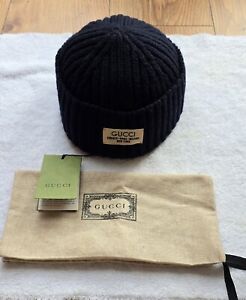 Gucci Rib Wool Hat With Label Size M 58cm