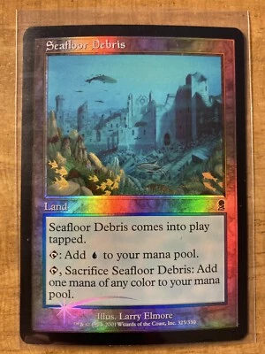 MTG✨SEAFLOOR DEBRIS FOIL ✨Odyssey MINT Common SAC Land 2001 UNPLAYED Elmore Art - Image 1 of 2