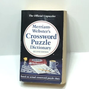 Merriam-Webster's CROSSWORD PUZZLE DICTIONARY 2nd edition - Picture 1 of 7