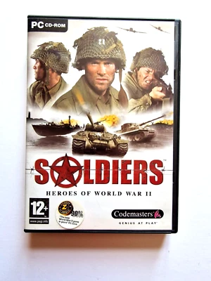 Soldiers Heroes of World War II - PC CD ROM - Codemasters - Image 1 of 3