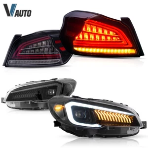 Faros LED VLAND + Luces traseras de lente transparente para Subaru WRX y WRX STI marcador transparente - Imagen 1 de 24