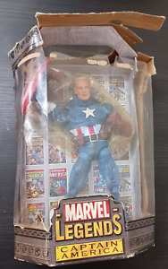Captain America Marvel Legends Icons (2006) with "Evolution" Book
