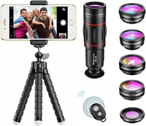 Kit de lentes para cámara de teléfono APEXEL para iPhone Android 18X teleobjetivo zoom - Imagen 1 de 12